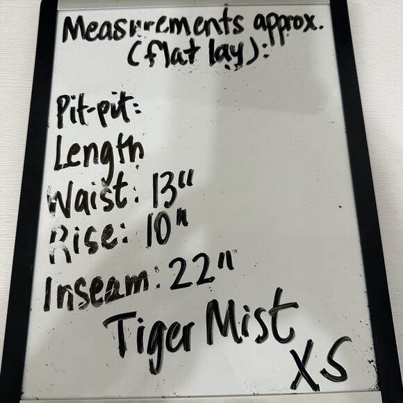 Tiger Mist Jeans Womens XS Brown Orange Wide Leg Raw Hem High Rise Boho - Picture 10 of 10